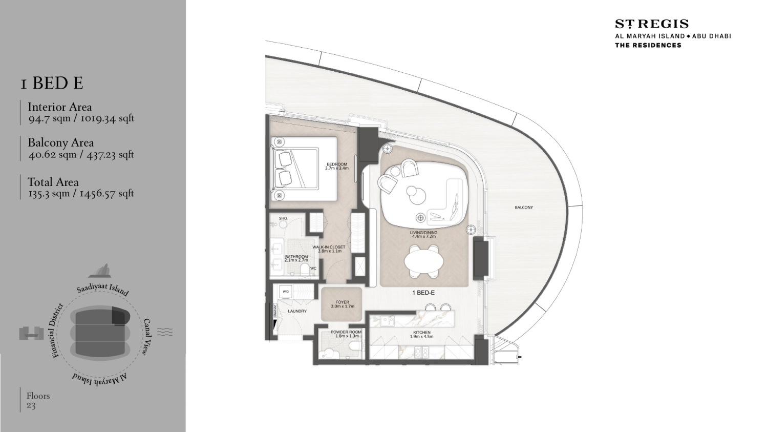 1 BR - Type B